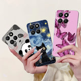For Honor 400 Smart 5G Case LGN-NX1 Cute Cartoon Painted Cover Soft Slim Phone Case For Honor X7d HonorX7d Honor400 Smart Fundas