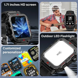 2025 New LED Men's Smartwatch 1.73" Screen Bluetooth Answer Call Smartwatch Multi Sport Modes Health Monitoring Fitness Watches