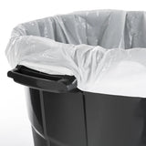 20 Gallon Heavy Duty Plastic Garbage Can with Click Lock Lid Portable Indoor Outdoor Waste Container Sturdy Handles Easy Lift