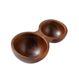 Dual-Headed Wooden Coffee Spoon Short Handle Serving Cutlery Measuring Spoon Wear-resistant Rust-proof Coffee Bean Spoon
