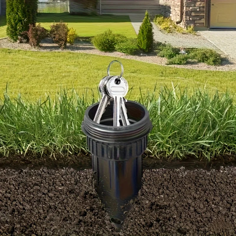 Realistic Underground Watering Can Garden Key Hider Durable Plastic Key Safe for Outdoor Garden Security No Battery Needed