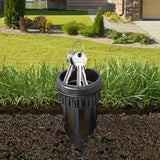 Realistic Underground Watering Can Garden Key Hider Durable Plastic Key Safe for Outdoor Garden Security No Battery Needed