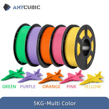 ANYCUBIC PLA 3D Filament For FDM 3D Printer 1.75mm Eco-friendly 3D Printing Material Failment For Kobra S1C 5KG EU US Warehouse