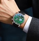 CHENXI Watches Luxury Men Waterproof Star Luminous Watch For Man High Quality Quartz Chronograph Leather Wristwatches Clock Male