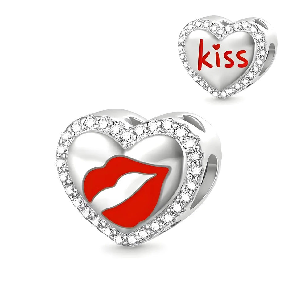 Red Series 925 Sterling Silver Koi Firecracker Dragon Heart Mushroom Coffee Machine Charm Fit DIY Bracelet Necklace Niche Gifts