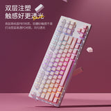 132 Keys Gradient backlit RGB Keycaps For Cherry Mx Switch Mechanical Gaming Keyboard OEM Profile PBT Keycap ISO Layout Key caps