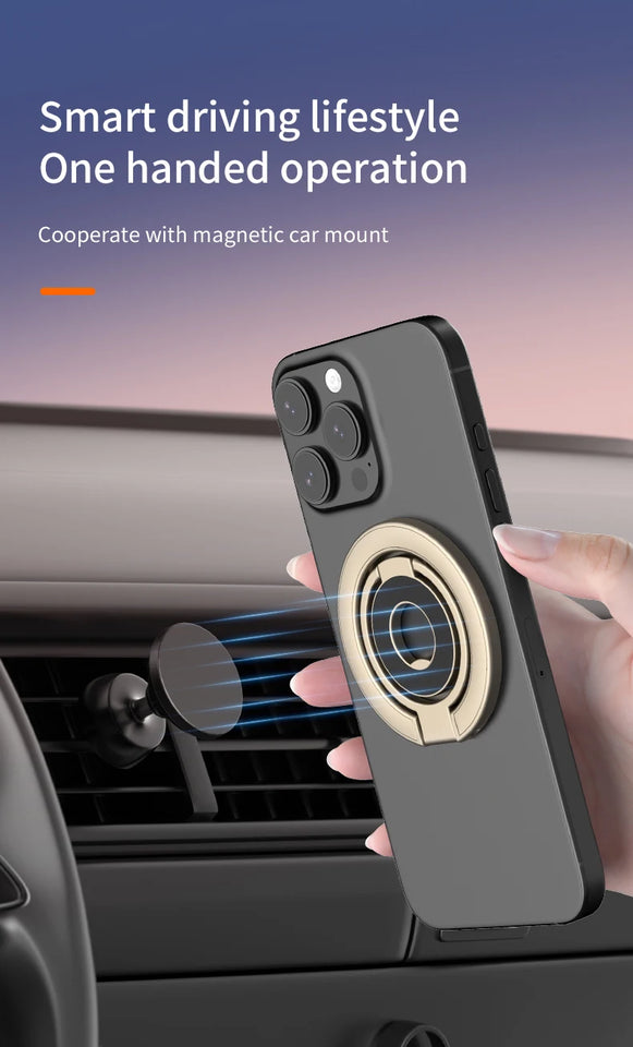2025 New Double Sided Magnetic Phone Stand for Magsafe Strong Magnet Folding Holder Desktop Bracket for iPhone 17 16 15 Pro/Plus
