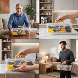 Tool Box Organizer, Hardware Organizer Box  - Durable Screw Organizer For Nuts, Bolts, Screws, Nails, and Small Hardware.