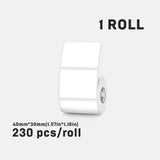 Colorful Label Thermal Paper Sticker For SINMARK Portable Printer P15 Waterproof Self-Adhesive Label Paper