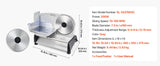 SucceBuy 6.7-10 inch Meat Slicer Electric Deli Slicer Machine with two SUS420 Blades Home Food-Slicer for Meat, Ham, Baguett