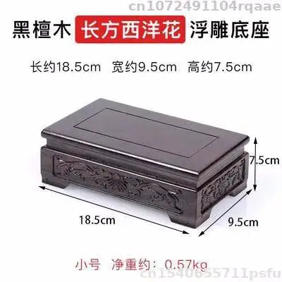 Premium Wooden Pedestal Display Shelf - Ideal for Bonsai Plants, Mini Flower Pots, Coffee/Tea Sets & Figurines | Standing Base