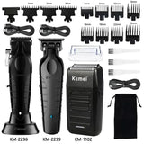 Kemei Electric Hair Clipper Kit Men's Hair Trimmer Machine Professional Hair Cutting Machine Clipper KM-2296 KM-2299 KM-1102