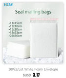 20pcs/lot Rose Gold/Silver/Purple/Blue Packaging Shipping Bubble Mailer Plastic Padded Envelopes Gift Bag Mailing Envelope Bag
