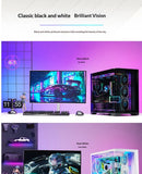 WJCOOLMAN Sky Ceiling PLUS ATX curved glass sea-view room computer case Supports 360-degree water cooling