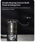 Manual Coffee Grinder Hand-Cranked Coffee Machine Home Small Manual Grinder Hand-Cranked Bean Grinder Coffee Bean Grinder