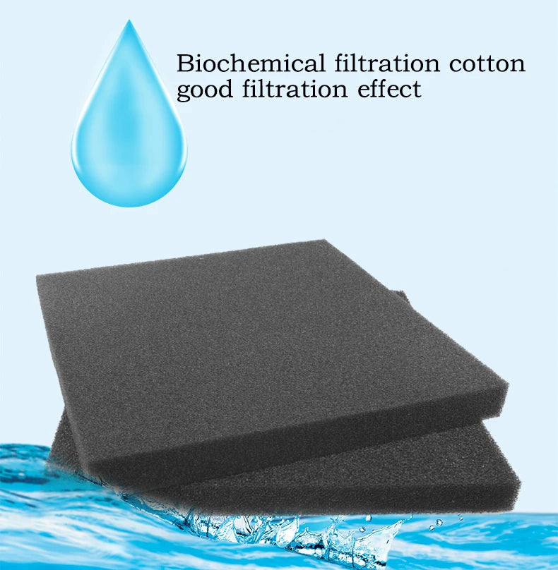 15/25/35/50PPI Bio Sponge Filter Media Pads Cut-to-fit Foam for Aquarium Fish Tanks Koi Ponds Filter Foam Sponges 2030
