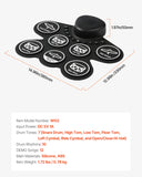 SucceBuy Electric Drum Set 7-Pad / 9-Pad Roll-up Drum Practice Pad Electronic Drumset Portable Instrument Toy for Kids Ages 3+
