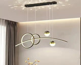 Restaurant Pendant Lights, Modern and Minimalist Bar Lighting Fixtures Long Table Lights Creative Restaurant
