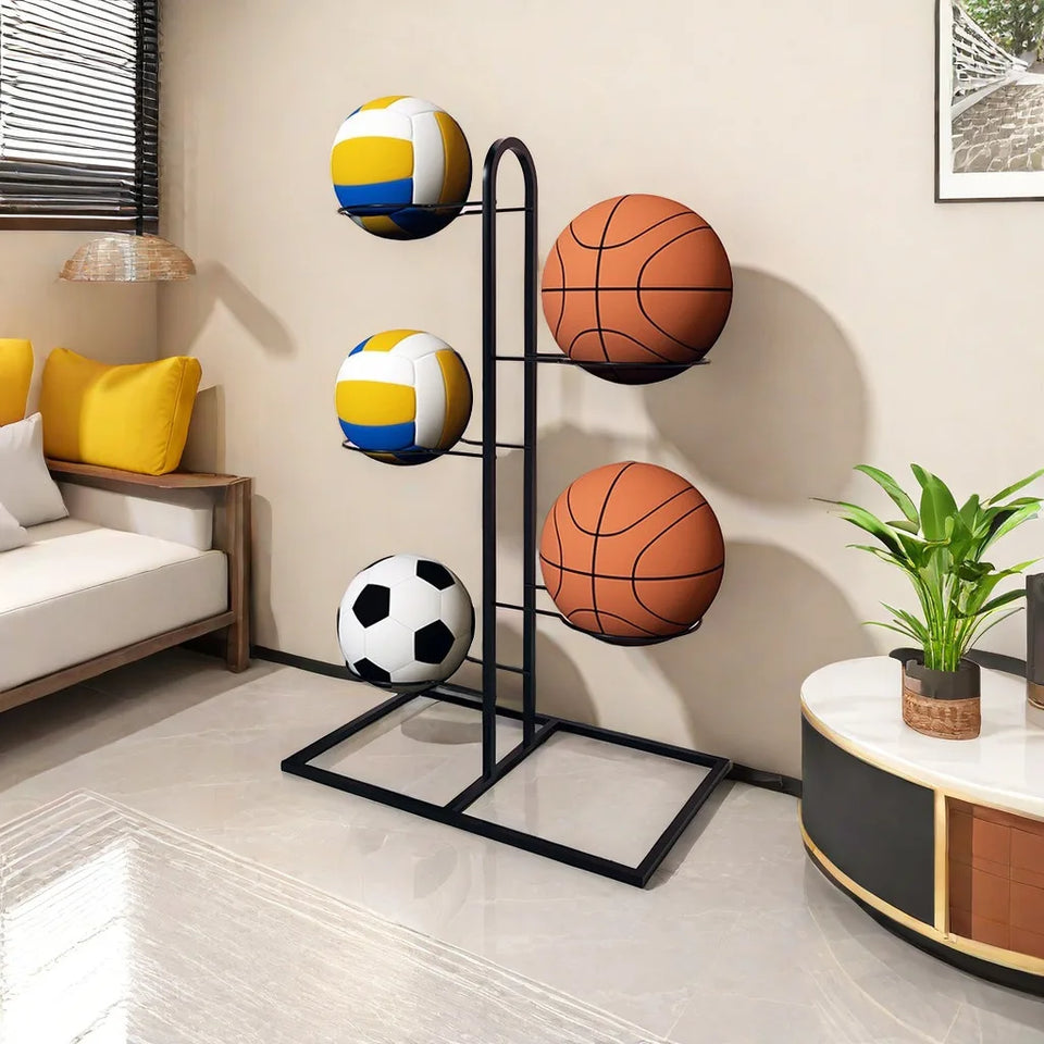 Indoor Children Basketball Storage Rack Put Ball Football Storage Basket Placed Rack Kindergarten Volleyball Stand Holder Space
