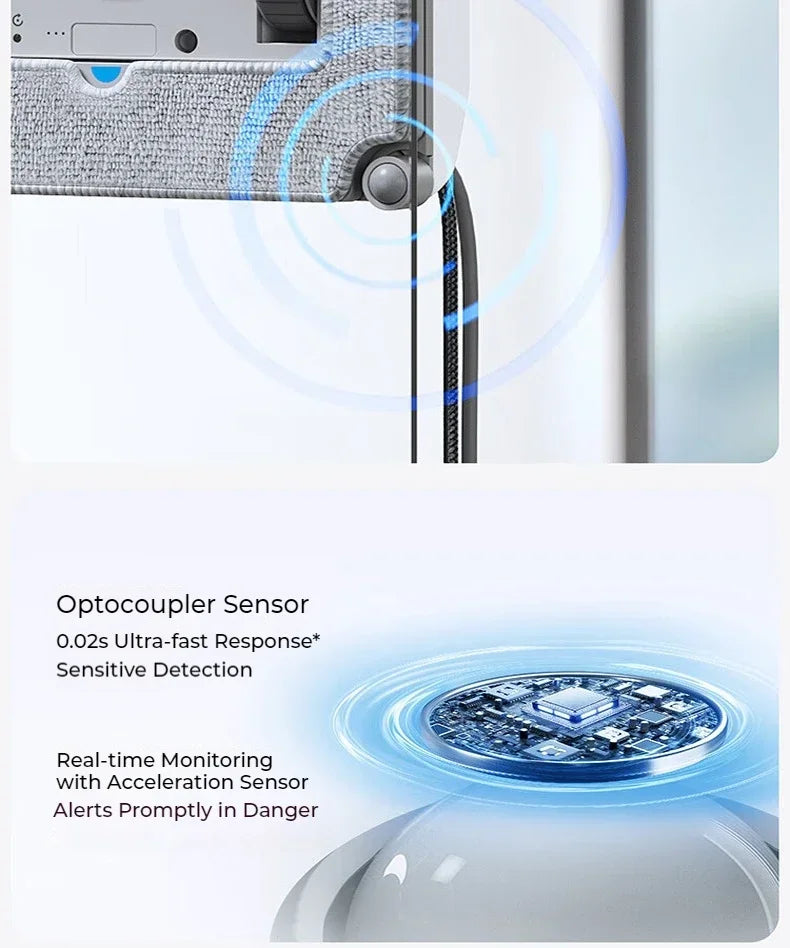 New Original ECOVACS Window Cleaning Machine WINBOT AIR MINI Window Cleaning Robot 8000Pa Glass Vacuum Cleaner