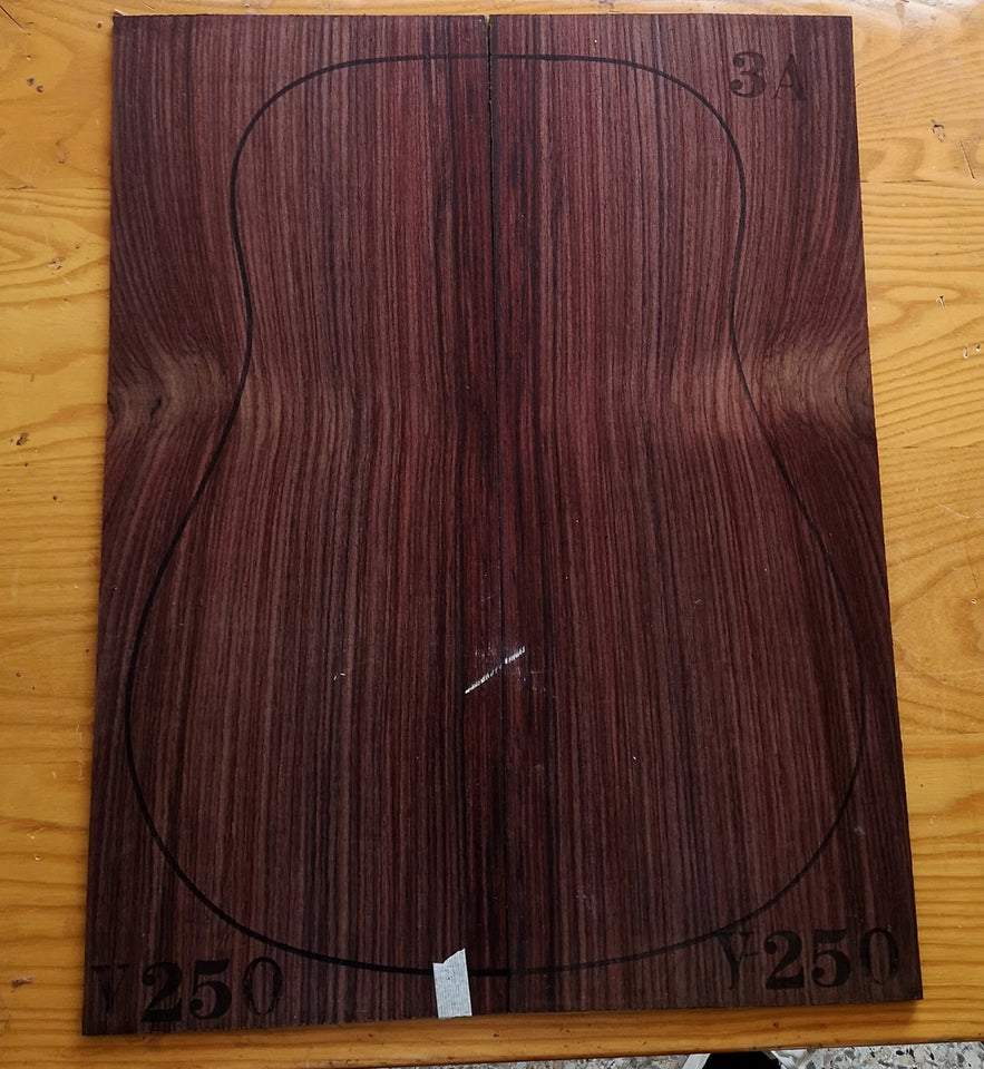 AAA Grade India Rose guitar back/side board All-Solid acoustic Guitar making material accessories Solid Woods Number selection