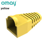 RJ45 Connector CAT6 CAT5e Connector Protective Cover Adapter Cap Ethernet Network Cable Plugs RJ45 Cat5/6 10 colour Sleeve