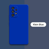 Official Square Liquid Silicone Phone Case for Samsung Galaxy A13 A23 A33 A53 A73 5G Soft Waterproof Mobile Back Covers Carcasas