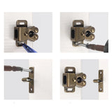 Door Close Latch Stainless Steel For Motorhomes Caravans Boats Double Roller Catch Cupboard Cabinet Door Close Latch