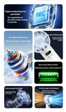 2025 New Cooling Handheld Fan with Ice Pack and Silent Operation100 Portable High-Speed Fan USB Mini Fan