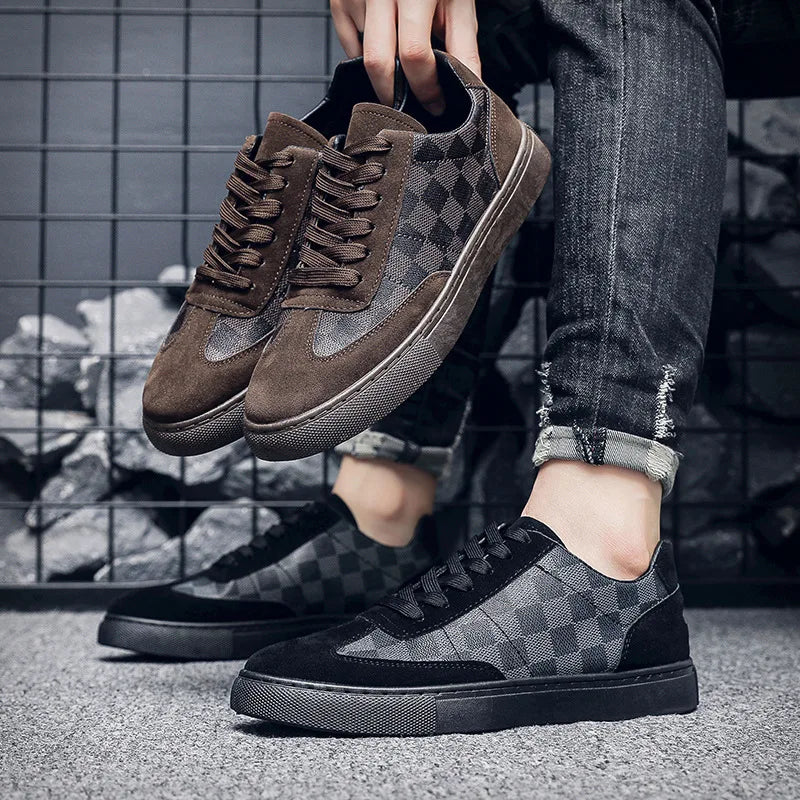 Men Casual Shoes Classic New Fashion Flat Breathable Sneakers Light Shoes Male Tennis Sneaker White Business Travel Footwear