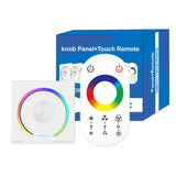 LED Light Strip Wallmount Glass Pannel Touch PWM Controller Dimmer CCT RGB 12V 24V 6A/CH Home Commercial 0-100% Smooth Dimming