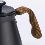 1.2L Pour Over Coffee Kettle - 304 Stainless Steel, Long Spout with Temperature Control, Suitable for Open Flame & Tea Brewing