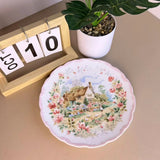 Ceramic Cup and Saucer Spring Summer Autumn Winter Coffee Cup Saucer Dinner Plate Dim Pot Black Teacup European Bone China Mug