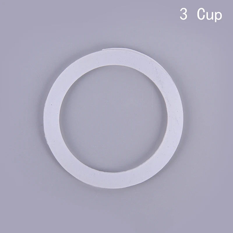 2pcs Silicone Seal Ring Flexible Washer Gasket Ring Replacenent For Cups Moka Pot Kitchen Coffee Espresso Makers Parts