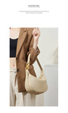 100% genuine leather women's bag designer creates luxury shoulder bag, fashionable new crossbody bag, commuting handbag