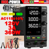 Adjustable DC Power Supply 30V 5A 10A,Bench Power Supply,24V 36V 48V 72V Battery Charging,Reverse Polarity Protection,Activate