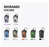 Rhinowalk Bicycle Handlebar Bag 1.6L Insulated Water Bottle Bag Cycling Front Tube Bag Commuting Morandi Color Shoulder Pack