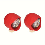 2PCS Shoe Lights PVC LED Headlight Shoe Charms Accessories for Night Rides Outdoor Activities Slipper Button 3 Lighting Modes