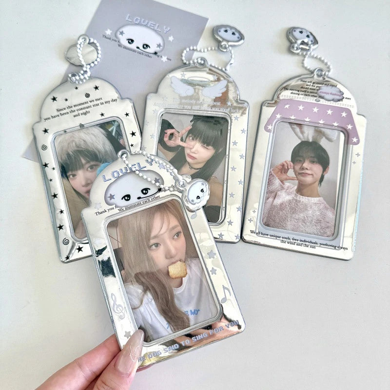 Idol Photocard Holder Photo Album pc holder kpop Protector Sleeves Keychain for Bag Poka Supplies Photo Decoration Cardholder