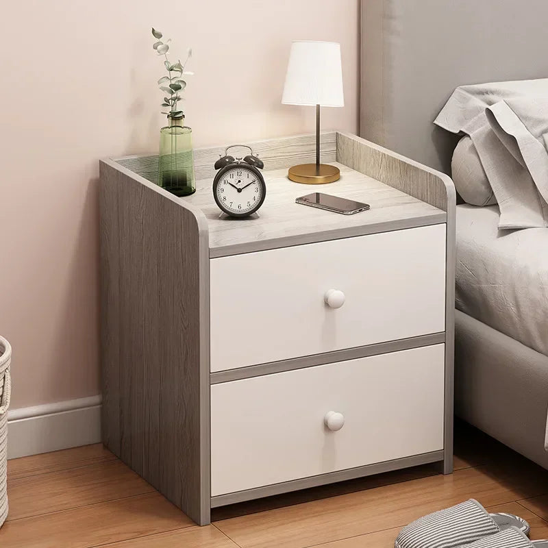 Firm Household Goods Bedside Table Modern Minimalist Bedroom Small Storage Rack Mini Storage Cabinet Bedside Storage Cabinet