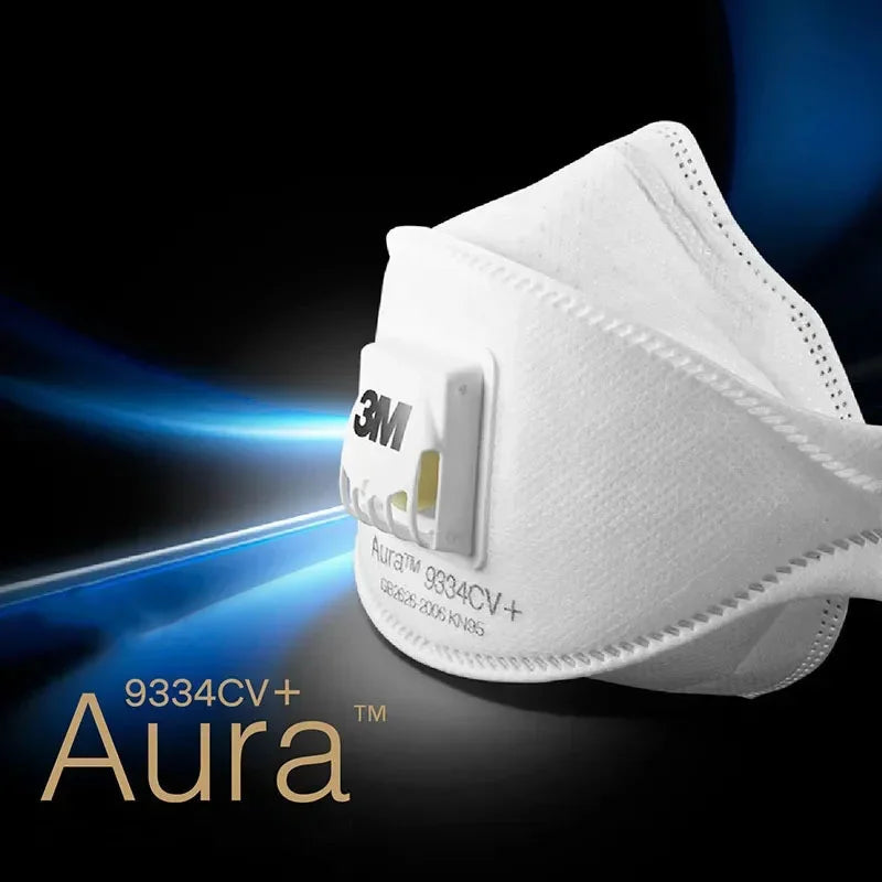 3M 9334CV Face Mask Aura Mascarilla Dust KN95 Mouth Masks Protective Filter Dust-proof Anti-fog Safety 3M Mascarillas