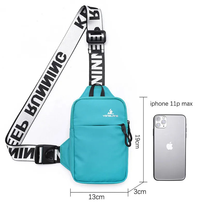 small chest bag women travel mobile phone bag outdoor Sports bag for men mini sling shoulder bag female messenger bag girl gift