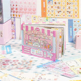 New 1Style 72Pcs/bag Good Mood Maker Cut Film Sticker Book Handbook Scrapbook Phone Case Photo Frame Calendar DIY