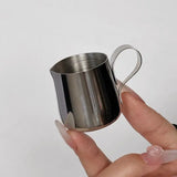 12.5/30ml Mini Coffee Milk Frothing Jug Latte Art Milk Frother Pitcher Stainless Steel Measurement Jug Pot Coffee Accessorie