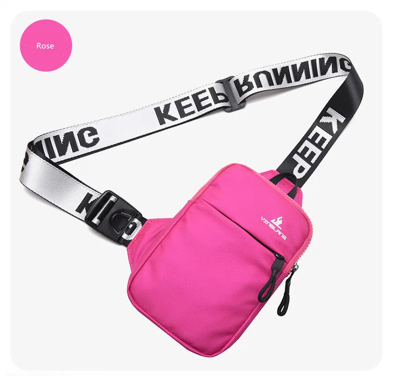 small chest bag women travel mobile phone bag outdoor Sports bag for men mini sling shoulder bag female messenger bag girl gift