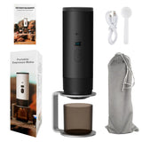 1pcs portable capsule coffee machine Meiyi concentrated electric household small heating pump pressure coffee machine, suitable