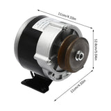 250W Brushed DC Gear Reduction Motor MY1016Z 12V/24V/36V 2750RPM 1N.m for Electric Bicycle E-Bike Scooter DIY Engine