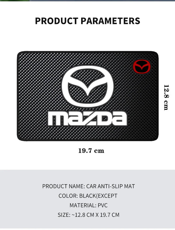 1PCS Car Anti-Slip Mat Pad Rubber Mobile Sticky Dashboard Phone Stand Non-Slip Mat For MAZDA 3 BK BL 5 CR CW 6 II GH CX-7 ER MX5