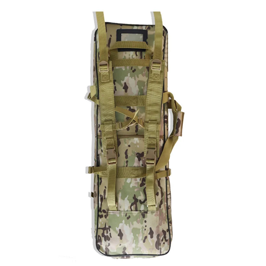 Fishing gear real person CS outdoor camouflage gun bag shoulder fishing 120CM dog bag 1M letter bag