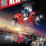 Children's transformable car toys, baby truck, mecha, robot, Police officer model, educational boy,Children's transformable toys